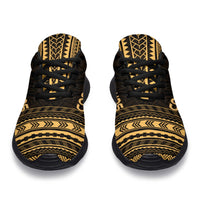 Cook Islands Sporty Sneakers - Polynesian Chief Gold Version - Polynesian Pride
