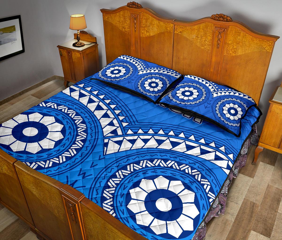 Samoa Quilt Bed Set - Samoa Tribal Pattern - Polynesian Pride