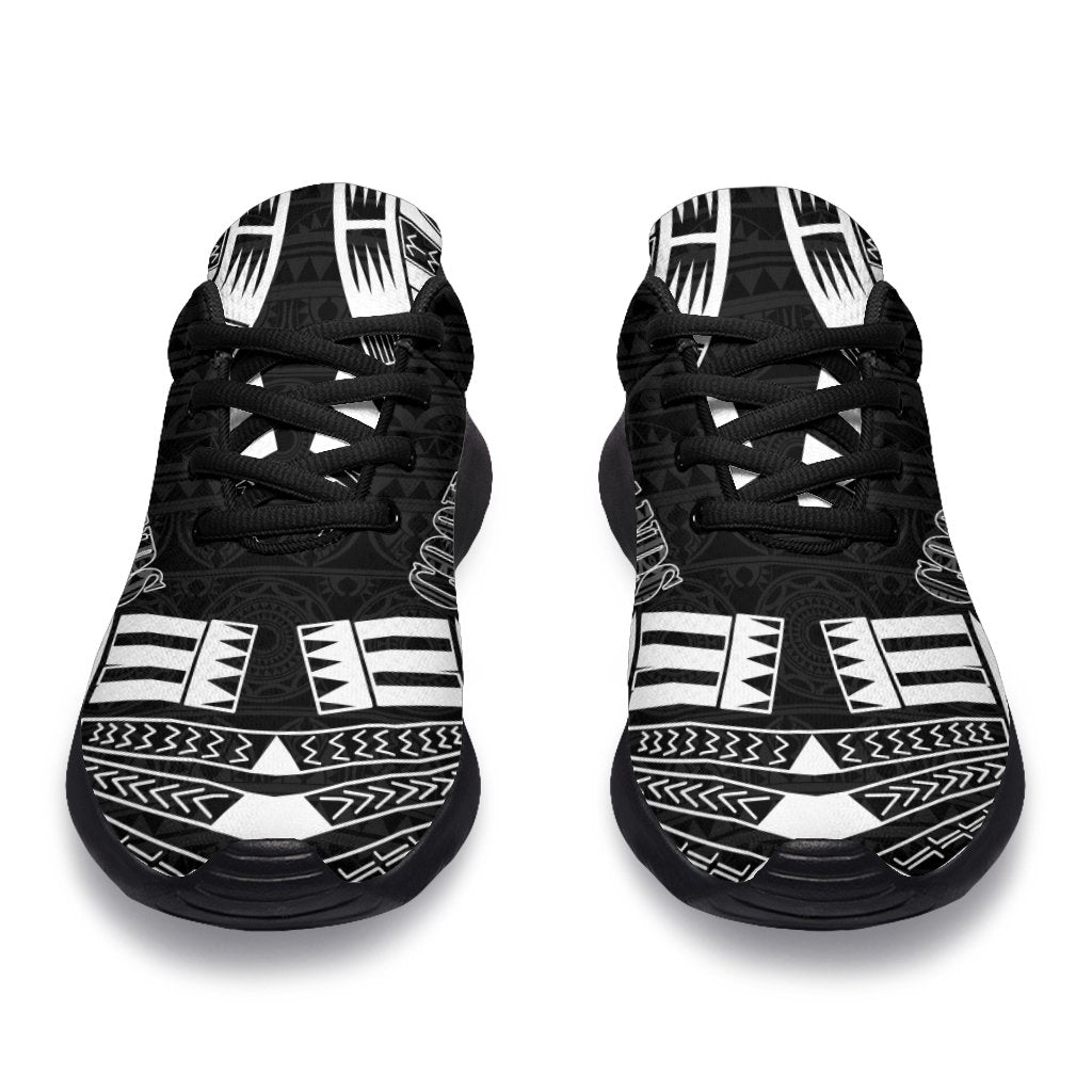 Cook Islands Sport Sneakers - Polynesian Tattoo Black - Polynesian Pride