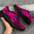 Polynesian Plumeria Mix Pink Black Chunky Sneakers - Polynesian Pride