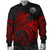 American Samoa Polynesian Bomber Jacket (Men) - Polynesian Turtle (Full Red) - Polynesian Pride