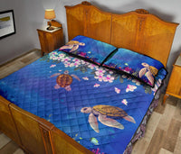 Galaxy Ocean Quilt Bed Set - Polynesian Pride