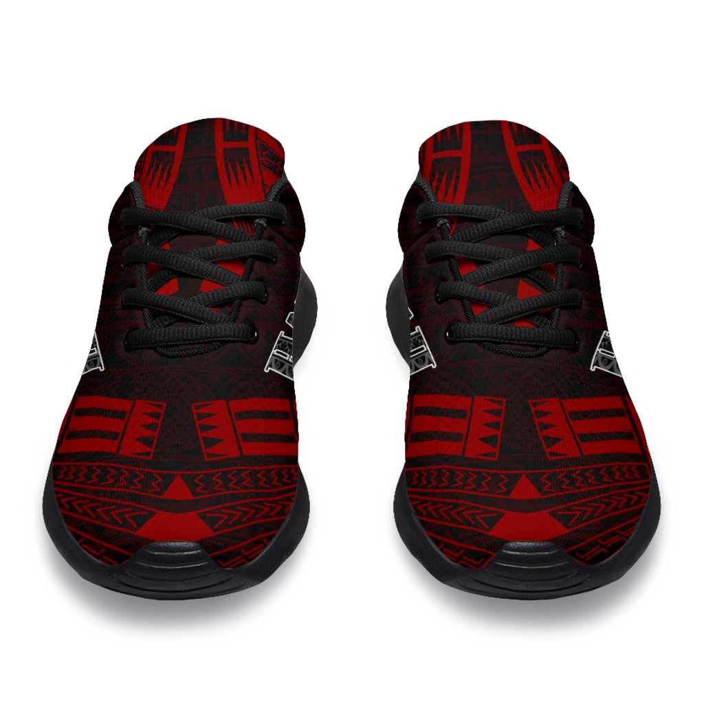 Hawaii Sport Sneakers - Polynesian Tattoo Red - Polynesian Pride