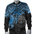 Federated States Of Micronesia Bomber Jacket (Men) - Blue Turtle - Polynesian Pride