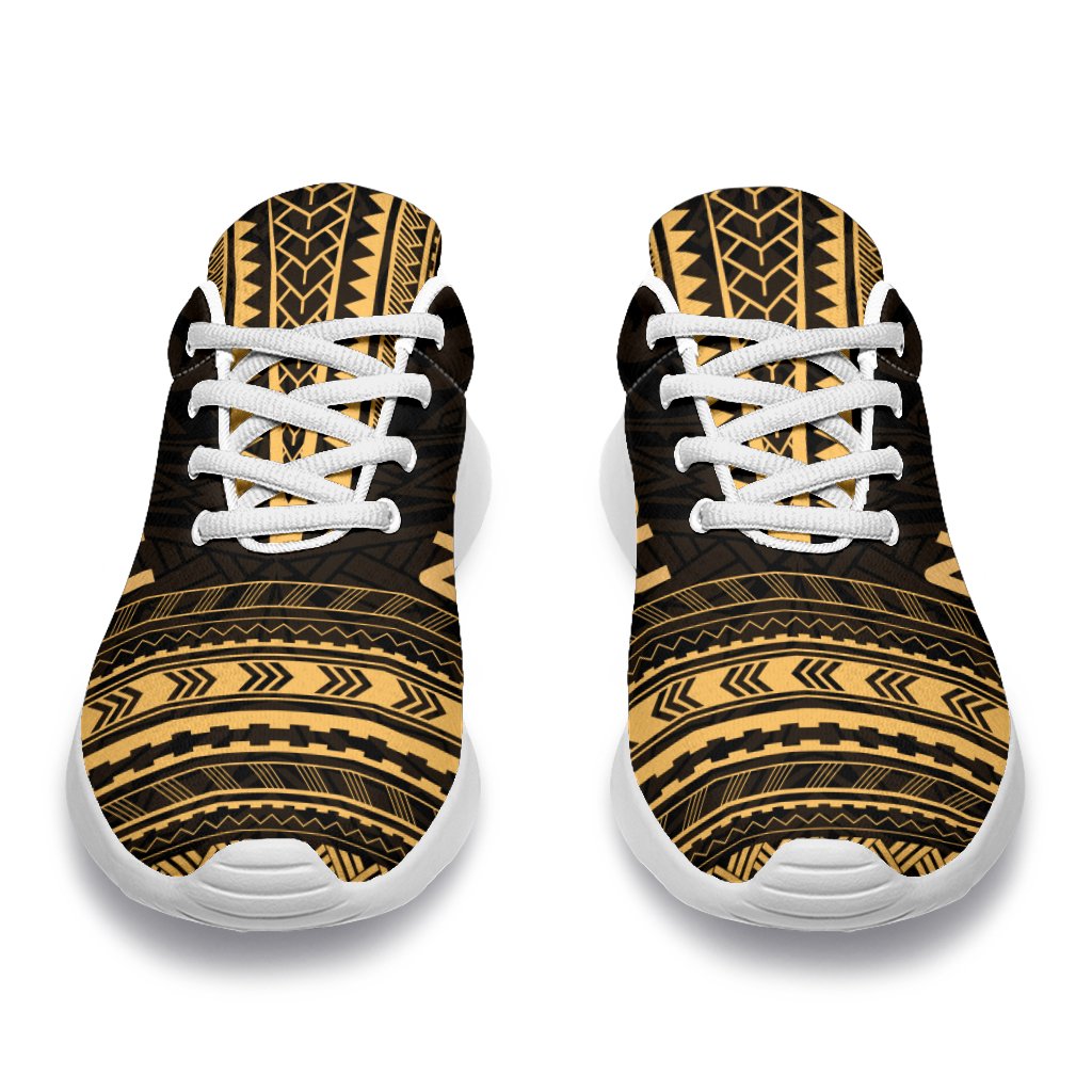Nauru Sporty Sneakers - Polynesian Chief Gold Version - Polynesian Pride