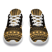 Nauru Sporty Sneakers - Polynesian Chief Gold Version - Polynesian Pride