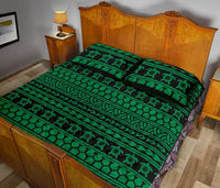 Hawaii Quilt Bed Set Polynesia Tattoo Tribal AH - Polynesian Pride