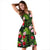 Hawaii Tropical Flower Mix Midi Dress - Polynesian Pride