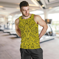 Polynesian Culture Yellow Hawaii Men's Tank Top - Polynesian Pride