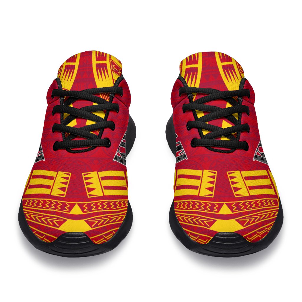 Kiribati Sport Sneakers - Polynesian Tattoo Flag - Polynesian Pride