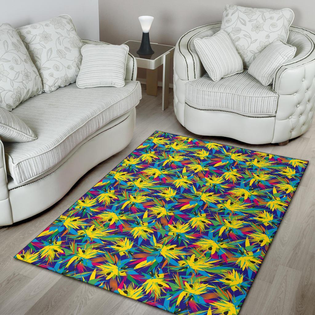 Tropical Pattern Mix Rug - Polynesian Pride