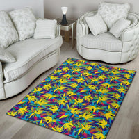 Tropical Pattern Mix Rug - Polynesian Pride