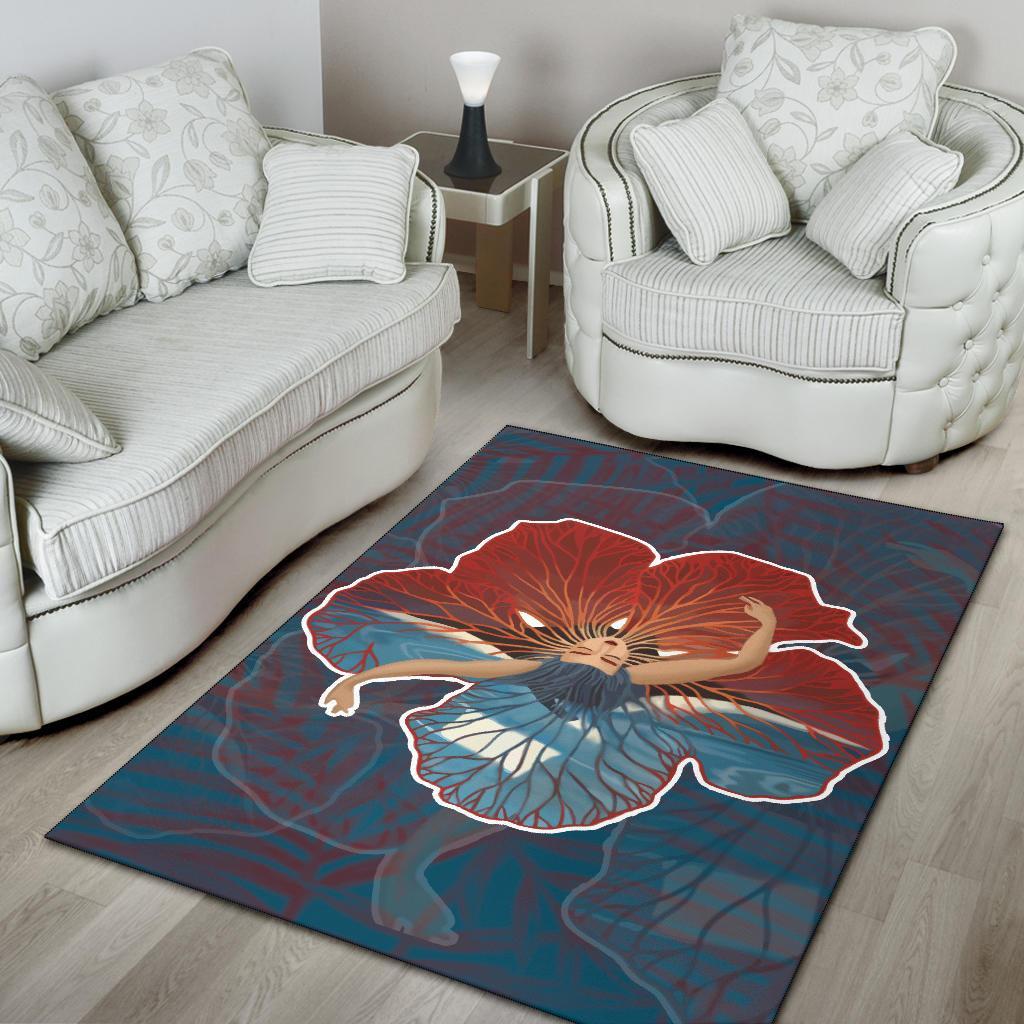 Hula Dance Hibiscus Area Rug AH - Polynesian Pride