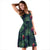 Hawaii Tropical Monstera Leaf Green Midi Dress - Polynesian Pride