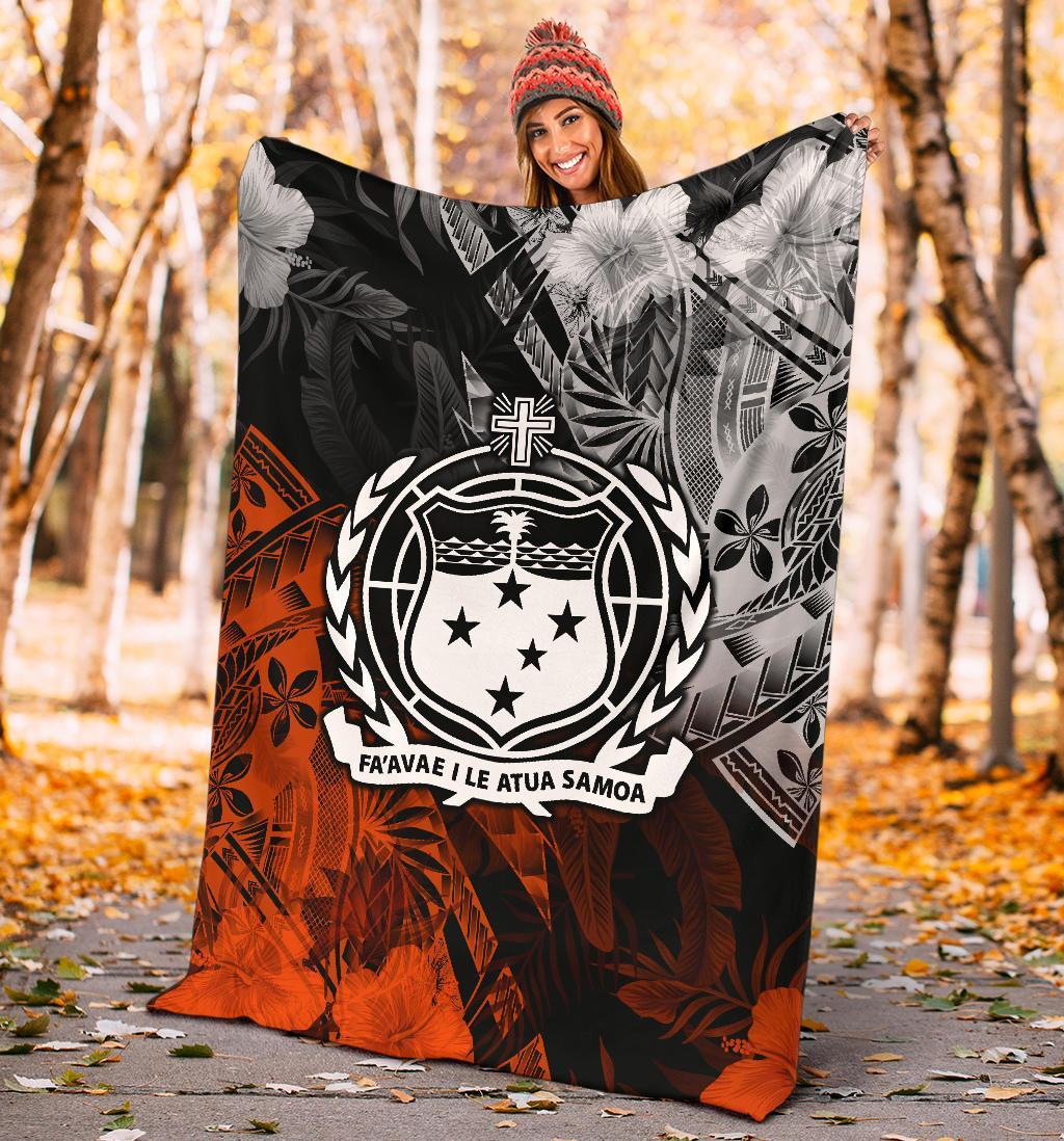 Samoa Polynesian Premium Blanket - Vintage Polynesian Style - Polynesian Pride