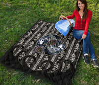 Hawaii Premium Quilt - Turtle Hibiscus Pattern - Polynesian Pride