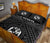 Tonga Quilt Bed Set - Tonga Seal With Polynesian Tattoo Style (Black) - Polynesian Pride