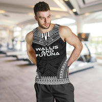 Wallis And Futuna Men's Tank Top - Polynesian Chief Black Version - Polynesian Pride