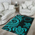 Cook Islands Area Rug - Turquoise Tentacle Turtle - Polynesian Pride