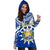 Nauru Rugby Women Hoodie Dress Symbol Star Polynesian - Polynesian Pride