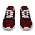 Northern Mariana Islands Sport Sneakers - Polynesian Tattoo Red - Polynesian Pride