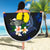 New Caledonia Polynesian Beach Blanket - Turtle With Plumeria Flowers - Polynesian Pride