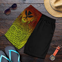 Hawaii All Over Print Men's Shorts - Polynesian Circle Pattern - Polynesian Pride