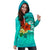 Tonga Women's Hoodie Dress - Tropical Flowers Style - Polynesian Pride