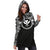 Kanaka Maoli Women Hoodie Dress - Kanaka Maoli Coat Of Arms Polynesian Black Color - Polynesian Pride