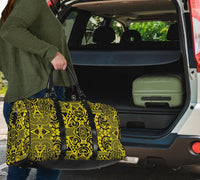 Polynesian Kakau Turtle Yellow Hawaii Travel Bag - Polynesian Pride