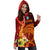 Guam Women's Hoodie Dress - Tribal Tuna Fish - Polynesian Pride