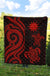 Nauru Premium Quilt - Red Tentacle Turtle - Polynesian Pride