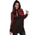 New Zealand Women'S Hoodie Dress, Maori Polynesian Tattoo Red - Polynesian Pride