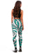 Polynesian Maori Ethnic Ornament Turquoise Hawaii Women's Leggings AH - Polynesian Pride