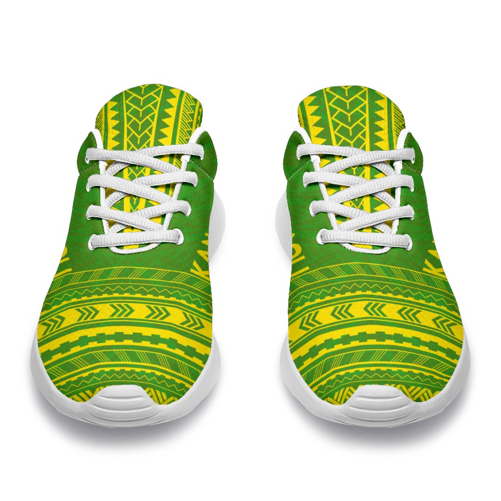 Kanaka Maoli Sporty Sneakers - Polynesian Chief Flag Version - Polynesian Pride