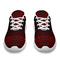 Niue Sporty Sneakers - Polynesian Chief Red Version - Polynesian Pride