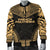 French Polynesia Polynesian Chief Men's Bomber Jacket - Gold Version - Polynesian Pride