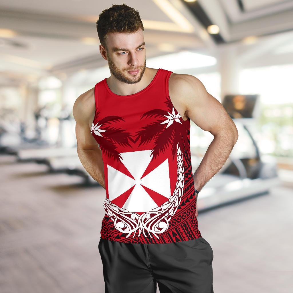 Wallis and Futuna Polynesian Coconut Men's Tank Top A02 - Polynesian Pride