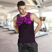 New Zealand Men'S Tank Top, Maori Polynesian Tattoo Purple - Polynesian Pride