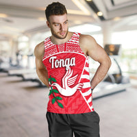 Tonga Men Tank Top Rugby Style - Polynesian Pride