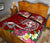 Tonga Quilt Bed Set - Turtle Plumeria (Red) - Polynesian Pride