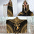 Yap Polynesian Chief Hooded Blanket - Gold Version - Polynesian Pride