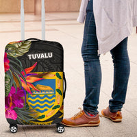 Tuvalu Luggage Covers - Hibiscus Polynesian Pattern - Polynesian Pride