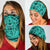 Hawaiian Polynesian Tatau Turtle Turquoise Bandana 3 - Pack - Polynesian Pride