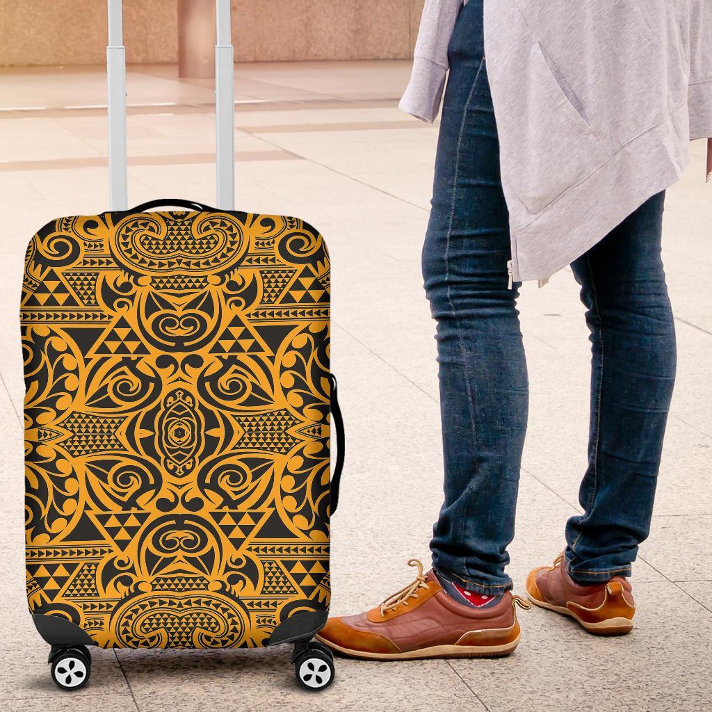 Polynesian Kakau Turtle Old Luggage Covers - Polynesian Pride