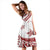 Plumeria Flowers Polynesian Women's Dress - Red White Color - Polynesian Pride