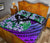 Kanaka Maoli (Hawaiian) - Quilt Bed Set Lauhala Polynesian Hibiscus Purple - Polynesian Pride