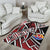 Tahiti Polynesia Area Rug - Tribal Flower Special Pattern Red Color - Polynesian Pride