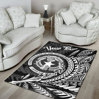 Northern Mariana Islands Area Rug - Custom Personalised Wings Style - Polynesian Pride