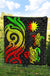 Nauru Premium Quilt - Reggae Tentacle Turtle - Polynesian Pride